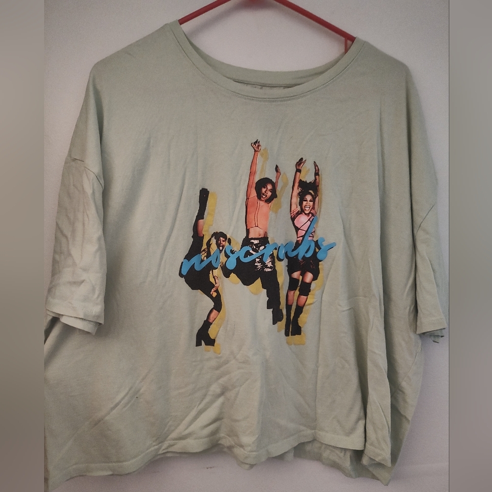 TLC "No Scrubs" Cropped Top